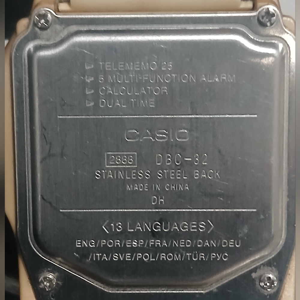 Casio Multi Lingual Databank Unisex Calculator Wa… - image 7